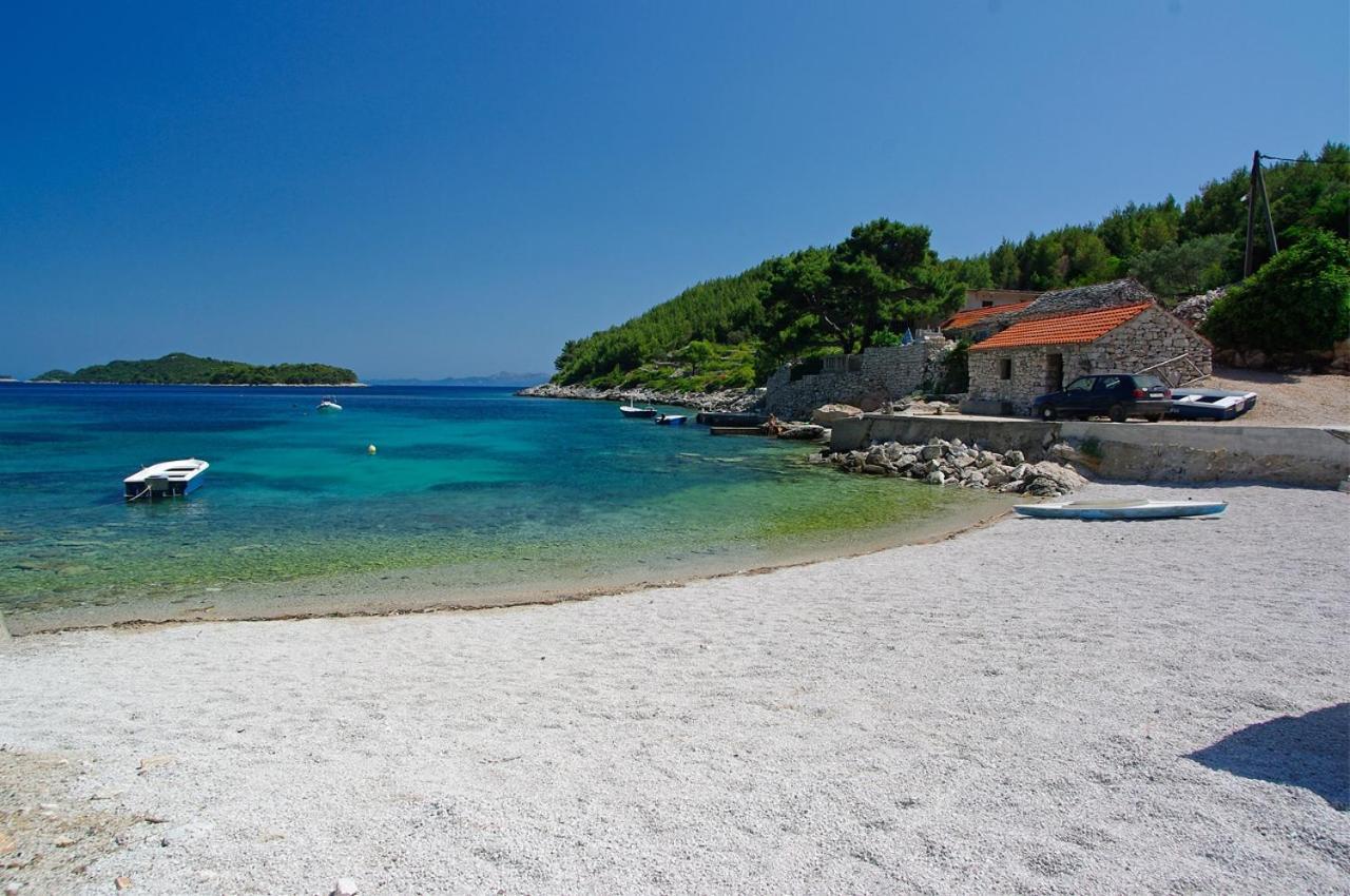 Apartments By The Sea Cove Zaglav, Korcula - 12208 Prižba Kültér fotó